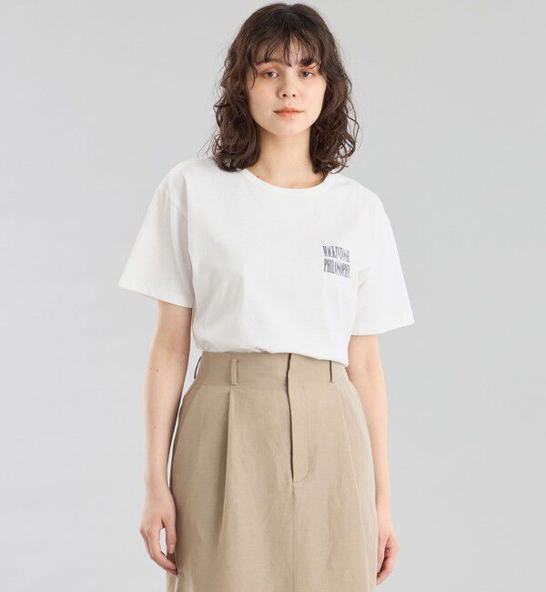 MACKINTOSH PHILOSOPHY「GREY LABEL SHARP LOGO 半袖Ｔシャツ」|Tシャツ・カットソー|ホワイト