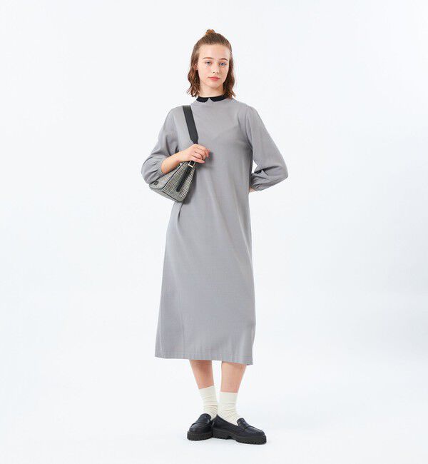 MACKINTOSH PHILOSOPHY「【25年秋冬モデル】Cleric Collar Knit サックワンピース」|ワンピース|