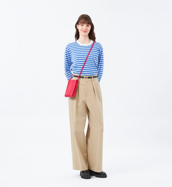 MACKINTOSH PHILOSOPHY「バッキンガムベア ボーダーポケットロンT」|Tシャツ・カットソー|