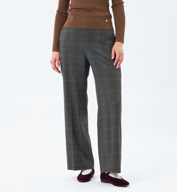 MACKINTOSH PHILOSOPHY「ウォッシャブルウールワイドパンツ」|その他|チャコールグレー