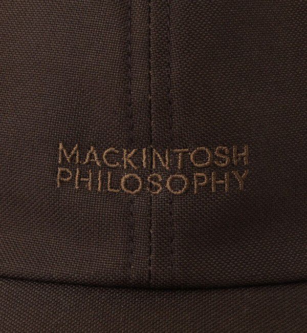 MACKINTOSH PHILOSOPHY「GREY LABEL ロゴキャップ」|キャップ・キャスケット|