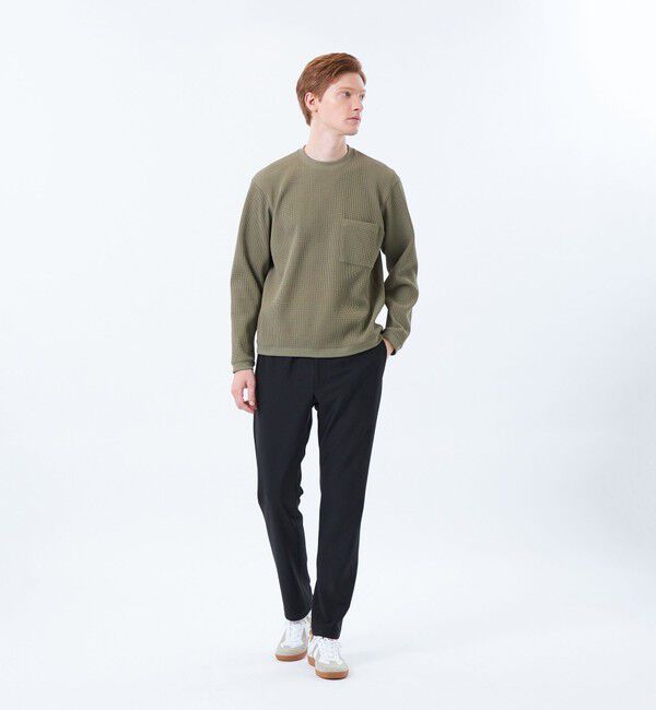 MACKINTOSH PHILOSOPHY「ブリテック クルーネックロンT テクノワッフル」|Tシャツ・カットソー|