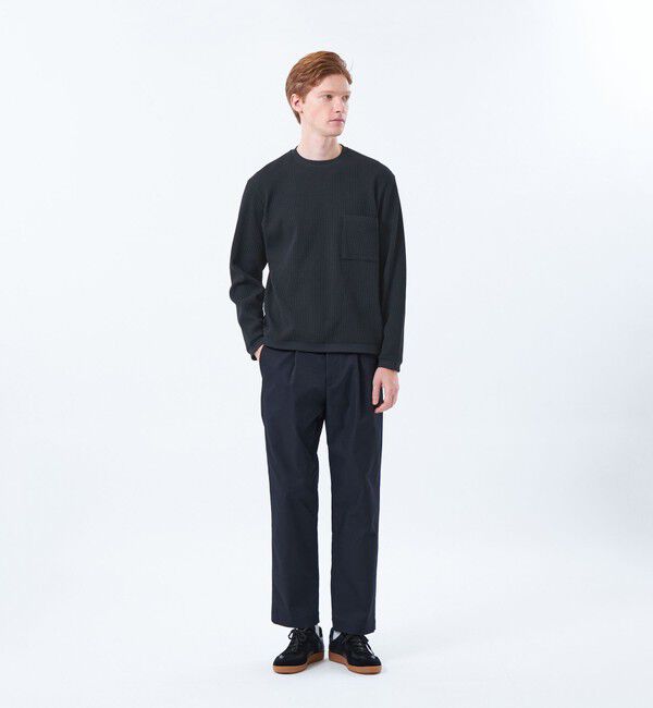 MACKINTOSH PHILOSOPHY「ブリテック クルーネックロンT テクノワッフル」|Tシャツ・カットソー|