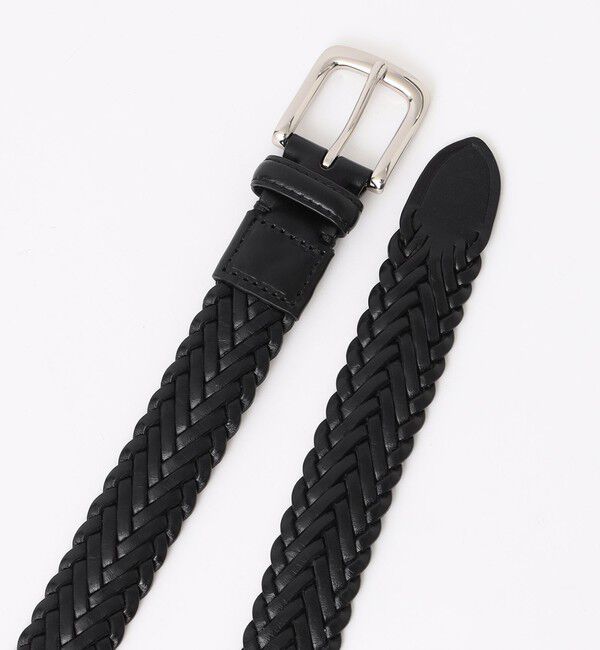 MACKINTOSH PHILOSOPHY「オイルレザーメッシュ カジュアルベルト」|ベルト|