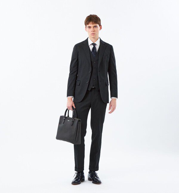 MACKINTOSH PHILOSOPHY「【2026春夏モデル】トロッター トラウザーズ#000（ナンバーゼロ）バーズアイストレッチ リサイクル」|スラックス|