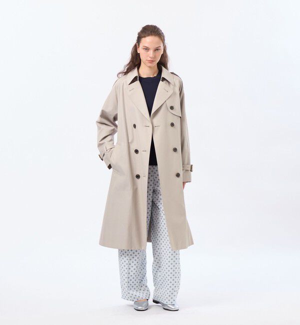MACKINTOSH PHILOSOPHY「【LEE4月号/蛯原友里さん着用】【WELBURY TRENCH(ウェルベリートレンチ)】ライトギャバジン」|トレンチコート|
