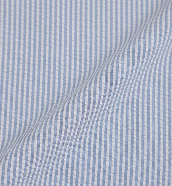 MACKINTOSH PHILOSOPHY「【WEB&一部店舗限定】トロッター スクエアボタンダウン長袖シャツ  サッカーストライプ」|シャツ・ブラウス|