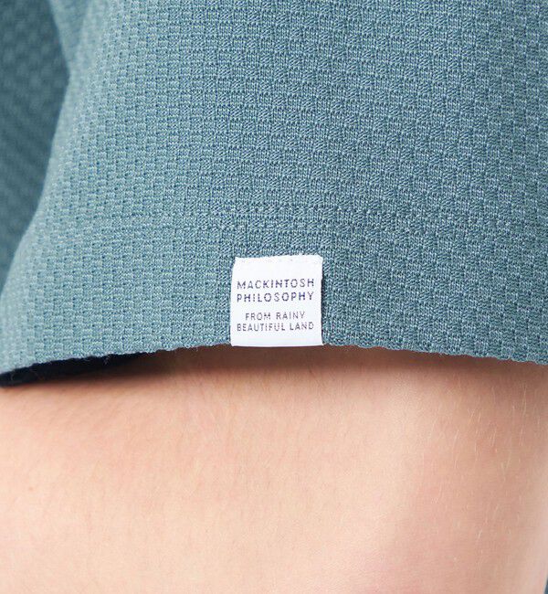 MACKINTOSH PHILOSOPHY「クルーネックTシャツ リンクスチェック」|Tシャツ・カットソー|