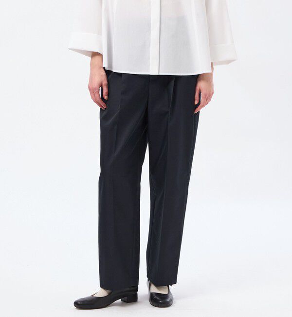 MACKINTOSH PHILOSOPHY「ペグトップライトチノパンツ」|スラックス|ネイビー