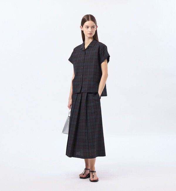 MACKINTOSH PHILOSOPHY「サッカーチェックオープンカラーシャツ」|シャツ・ブラウス|