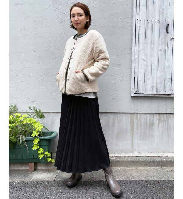 ikka「2WAYボアキルトブルゾン」|ブルゾン・スタジャン|