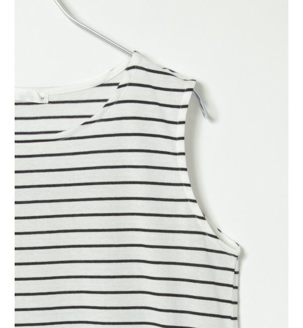 ikka「【雑誌 InRed 6月号掲載】【接触冷感／UVカット】コットンUSA裾ラウンドノースリプルオーバー」|タンクトップ|