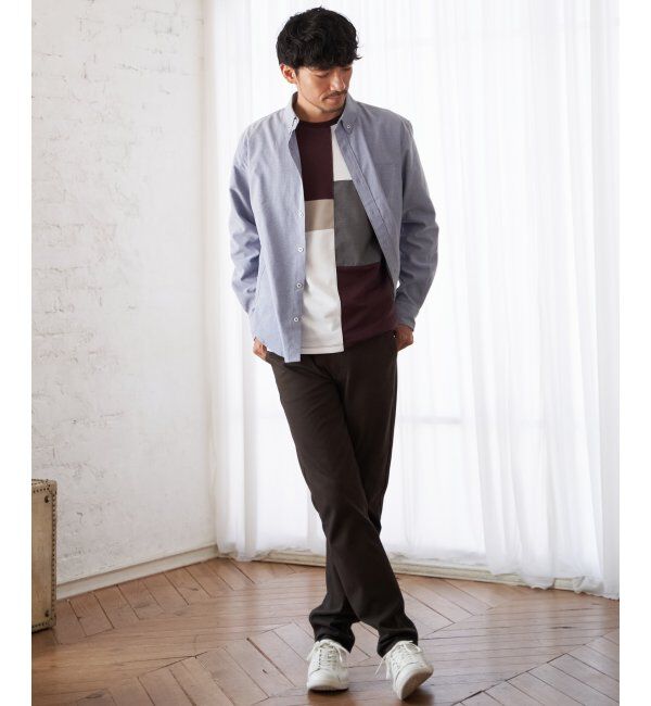 ikka「【吸水速乾】イージーケアオックスボタンダウンシャツ」|シャツ・ブラウス|