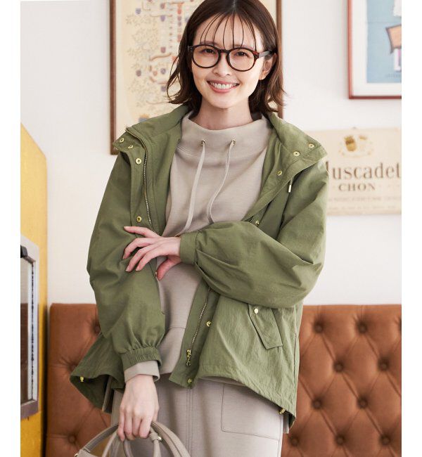 ikka「撥水裏付きマウンテンパーカー」|ブルゾン・スタジャン|