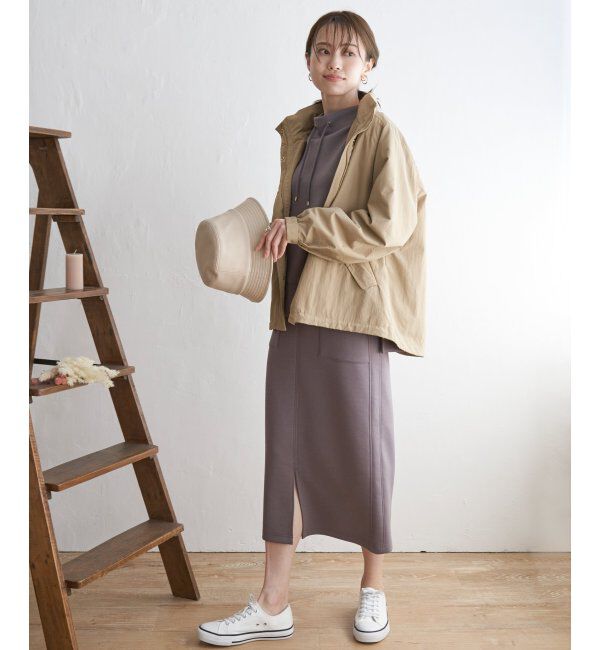 ikka「撥水裏付きマウンテンパーカー」|ブルゾン・スタジャン|