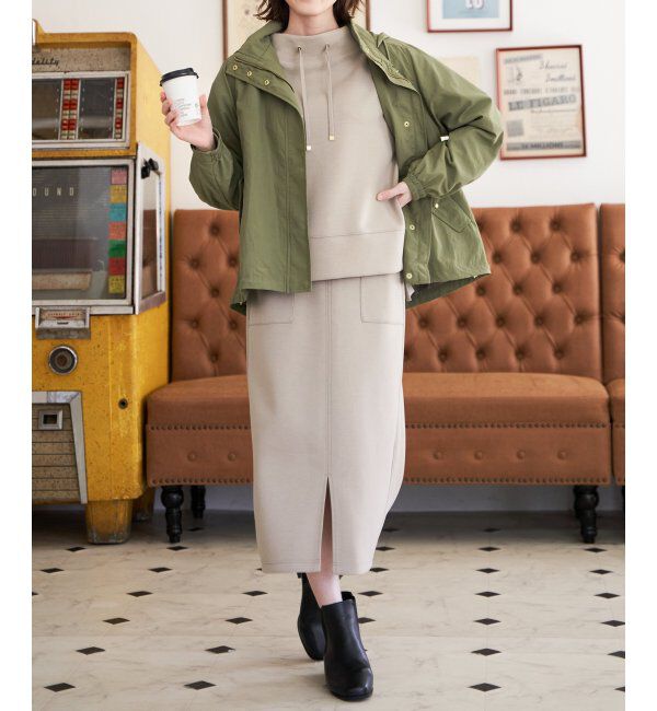 ikka「撥水裏付きマウンテンパーカー」|ブルゾン・スタジャン|