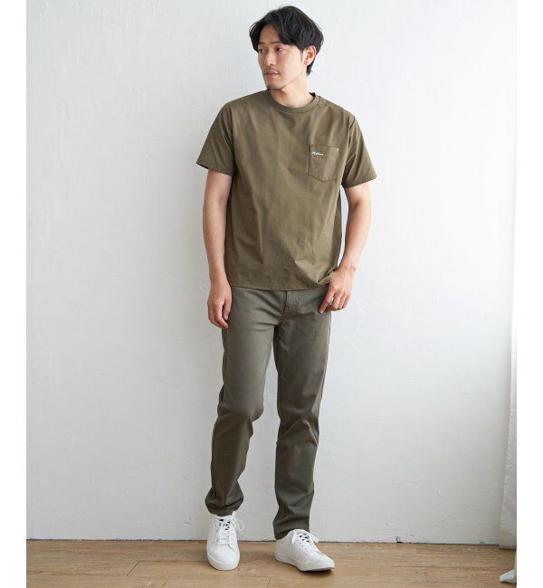 ikka「【接触冷感】速乾COOLポケットプリントTシャツ」|Tシャツ・カットソー|