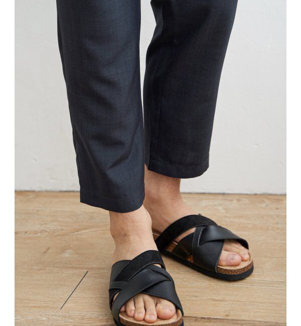 ikka「【セットアップ対応】イージーケアリネンライクアンクルパンツ」|その他|