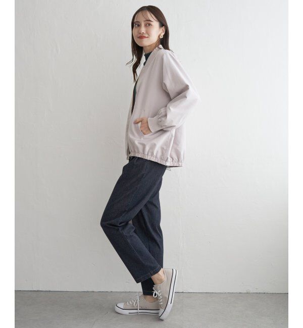 ikka「リブブルゾン」|ブルゾン・スタジャン|