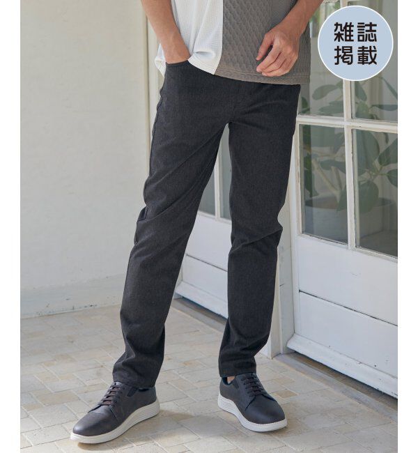 ikka「【雑誌MonoMax4月号掲載】GOKU楽パンツ EASY STRETCH 5ポケット」|その他|チャコール
