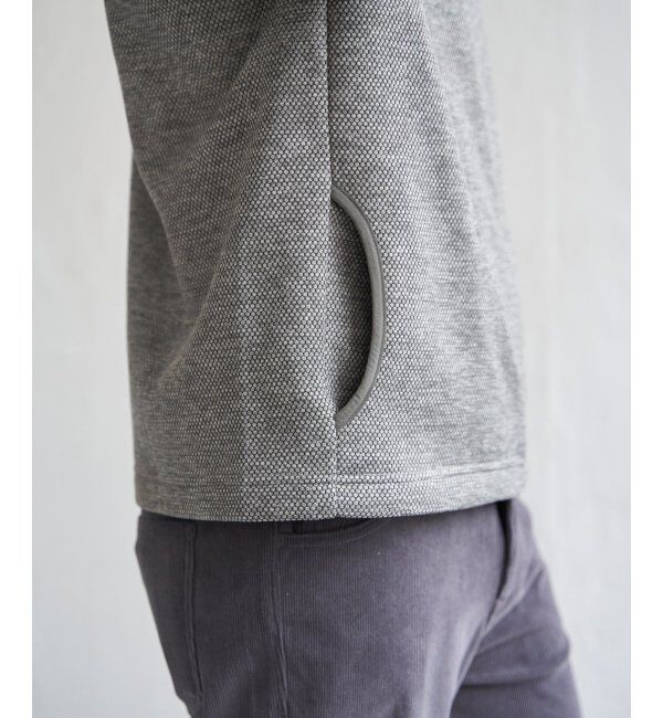 ikka「ウールライクニットハーフジッププルオーバー」|パーカー|