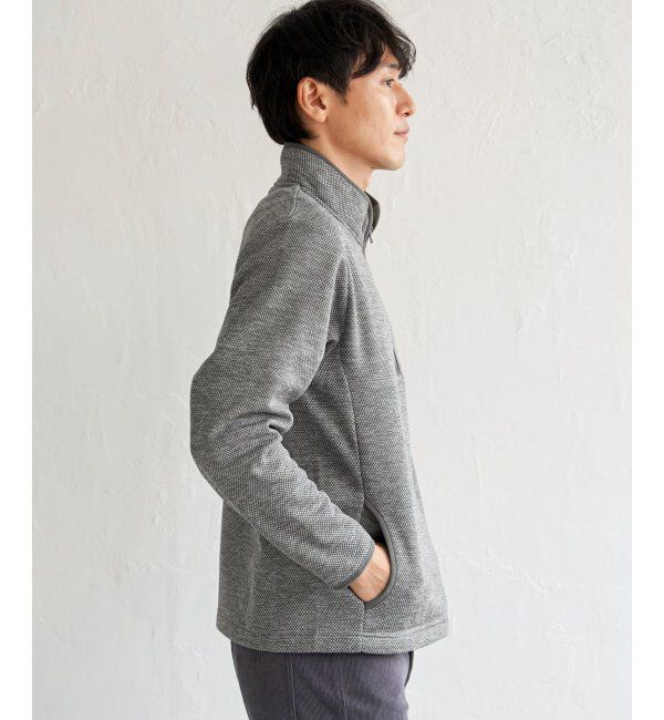 ikka「ウールライクニットハーフジッププルオーバー」|パーカー|