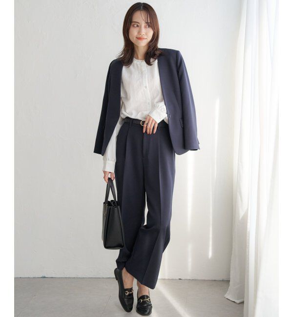 ikka「前後2WAYバンドカラーシャツ」|シャツ・ブラウス|