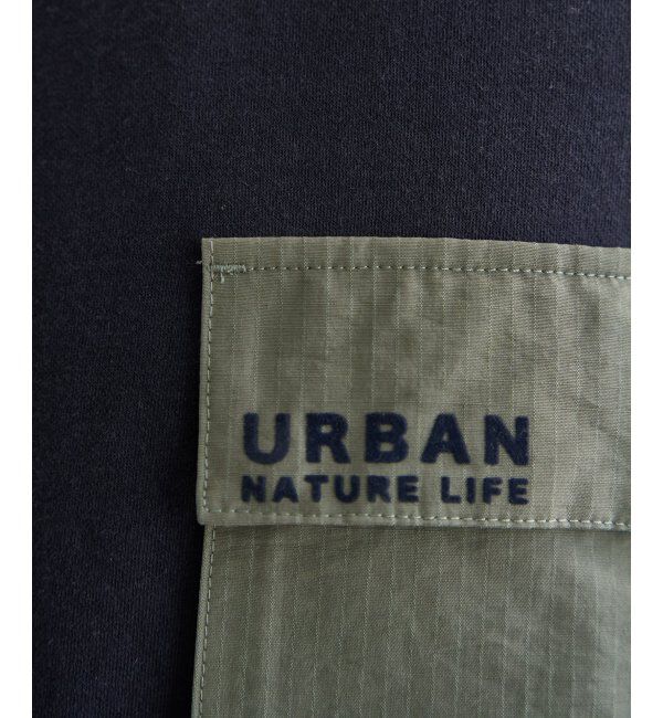 ikka「URBAN NATURE LIFE アーバンネイチャーライフ フラップポケットTシャツ」|Tシャツ・カットソー|
