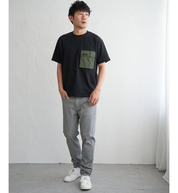 ikka「URBAN NATURE LIFE アーバンネイチャーライフ フラップポケットTシャツ」|Tシャツ・カットソー|