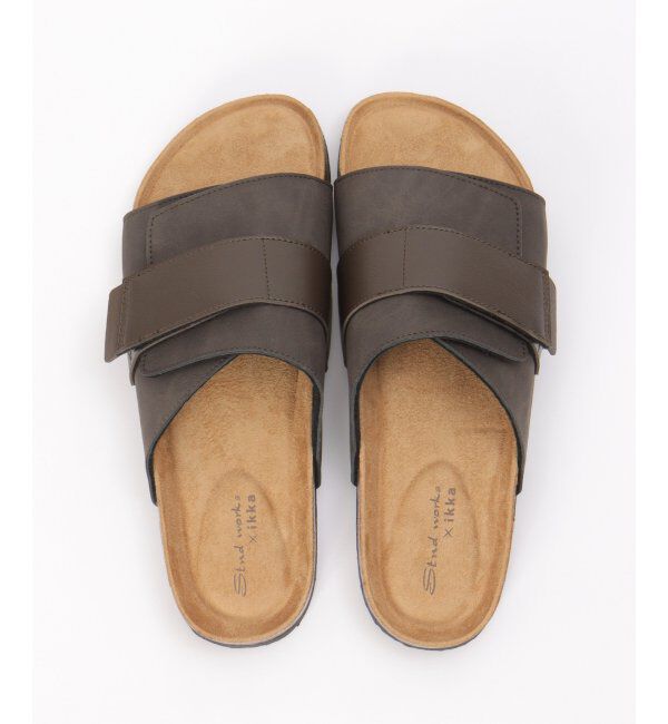 ikka「ワンベルトサンダル」|その他|ダークブラウン