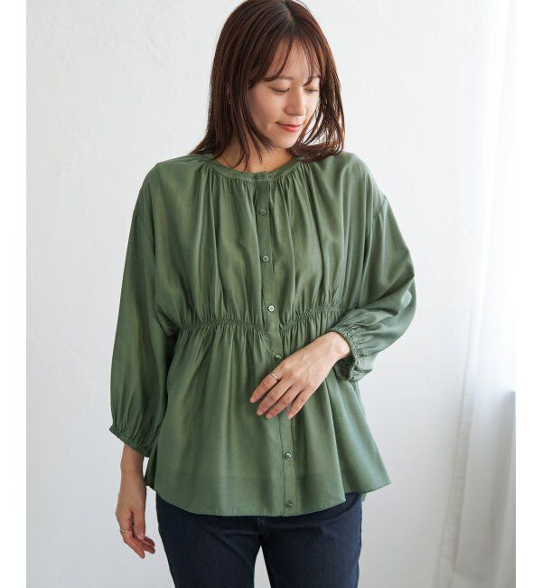 ikka「【2点セット】シアシャーリングブラウスアンサンブル」|シャツ・ブラウス|