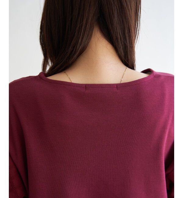 ikka「袖キカレース切り替えプルオーバー」|その他|