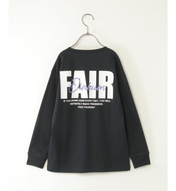 ikka kids「バックＢＩＧロゴＴ」|Tシャツ・カットソー|ブラック