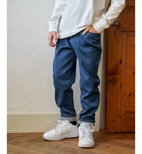 ikka kids「GOKU楽パンツスーパーストレッチ（120~160cm）」|その他|ブルー