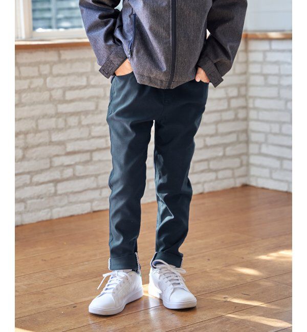 ikka kids「GOKU楽パンツスーパーストレッチ（120~160cm）」|その他|ダークネイビー