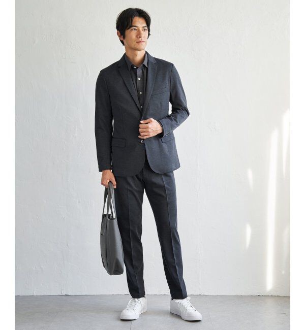 IKKA LOUNGE「ＢＬＫバーズアイカノコＪＫＴ」|テーラードジャケット|