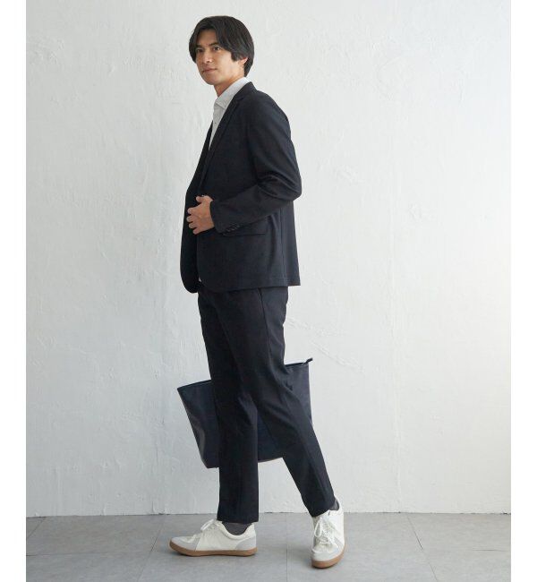 IKKA LOUNGE「【セットアップ対応】BLKライトカノコジャケット」|テーラードジャケット|