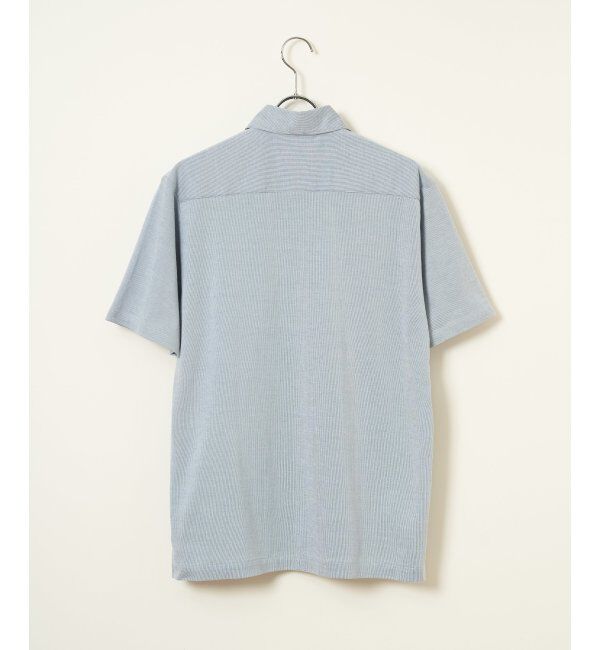 IKKA LOUNGE「【吸水速乾／イージーケア】アーバンドライ冷感コードレーンポロシャツ」|Tシャツ・カットソー|