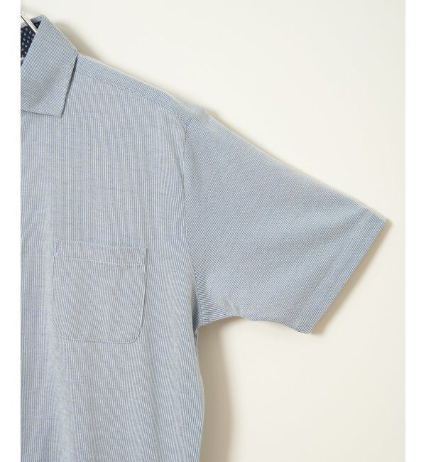 IKKA LOUNGE「【吸水速乾／イージーケア】アーバンドライ冷感コードレーンポロシャツ」|Tシャツ・カットソー|