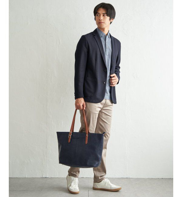 IKKA LOUNGE「ＧＯＫＵラクワークメランジライトＪＫＴ」|テーラードジャケット|