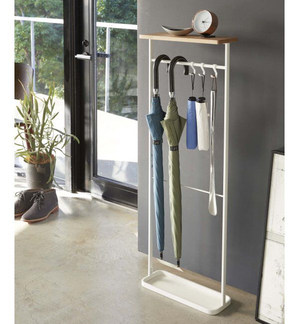 Lbc with Life「tower 天板付き傘立て」|その他|ホワイト