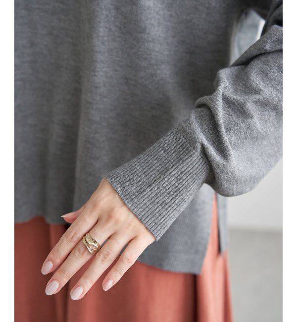 Lbc with Life「ソフトハイゲージＶネックＰＯ」|カーディガン|