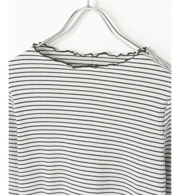 Lbc with Life「三角テレコ配色メローロンT」|Tシャツ・カットソー|