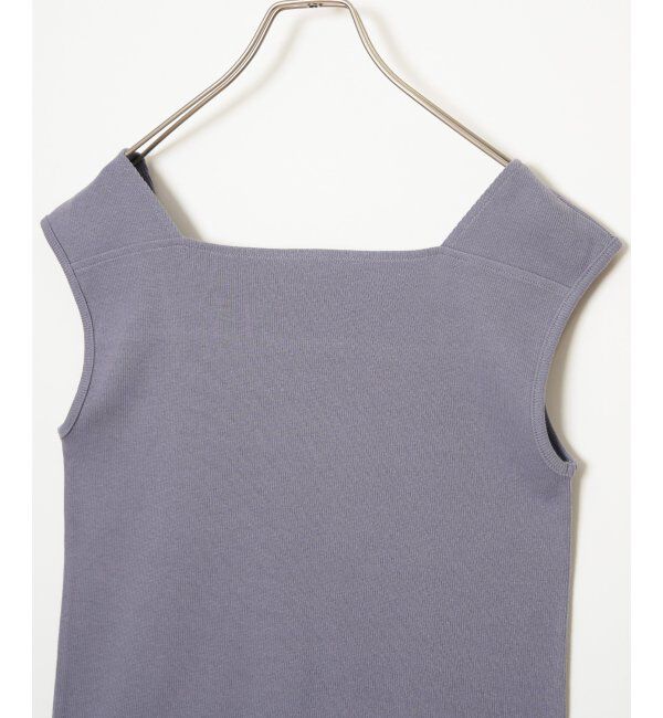 Lbc with Life「スクエアネックシアーレイヤードタンクトップ」|キャミソール|