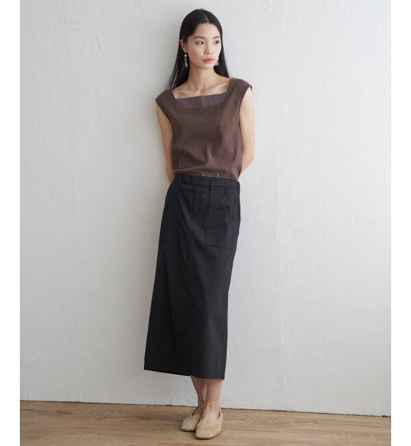 Lbc with Life「スクエアネックシアーレイヤードタンクトップ」|キャミソール|