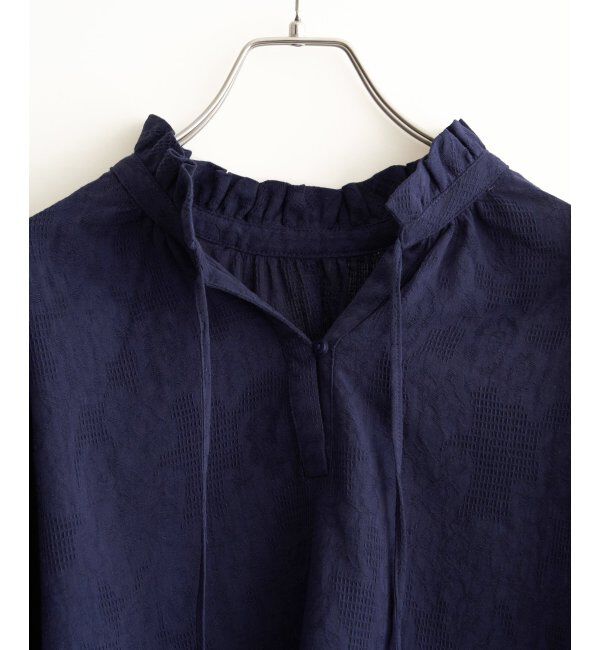 Lbc with Life「ジャカード襟フリル2WAYブラウス」|シャツ・ブラウス|