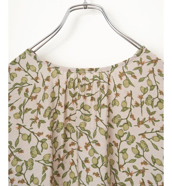 Lbc with Life「ボタニカルプリント2WAYブラウス」|シャツ・ブラウス|