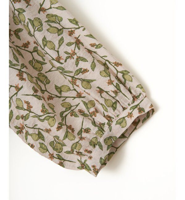 Lbc with Life「ボタニカルプリント2WAYブラウス」|シャツ・ブラウス|