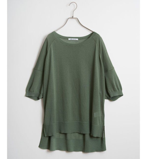 Lbc with Life「シアーニットT」|カーディガン|