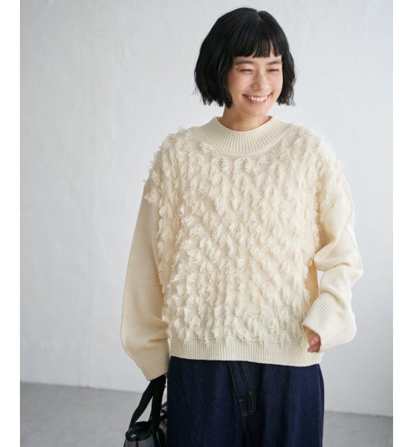 Lbc with Life「フリンジニットプルオーバー」|カーディガン|